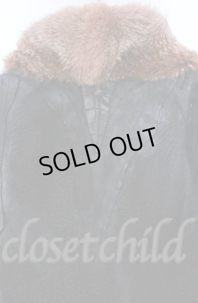 画像7: TT(Shohei Takamiya） / FUR VEST  ブラックｘピンク O-25-10-20-001-TT-ja-YM-OS (7)