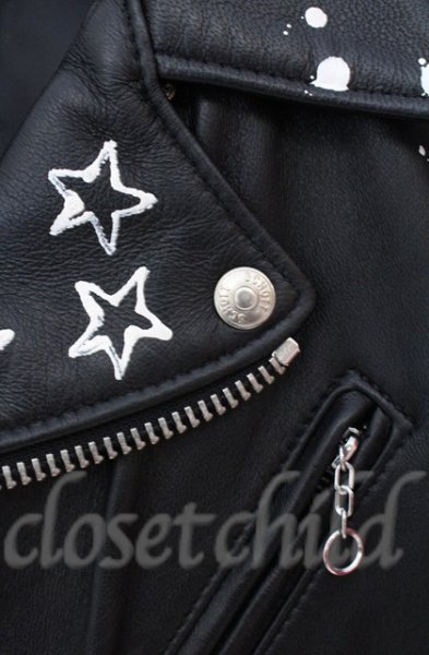 画像7: ONEMADE / Schottリメイク 228US LAMB RIDERS　ライダースジャケット 38 ブラック O-25-10-20-006-ON-sh-YM-OS (7)