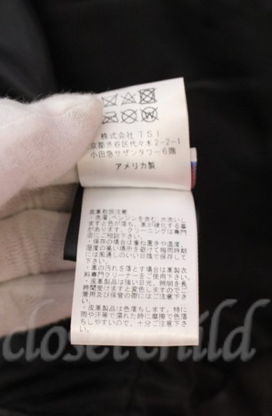 画像12: ONEMADE / Schottリメイク 228US LAMB RIDERS　ライダースジャケット 38 ブラック O-25-10-20-006-ON-sh-YM-OS (12)