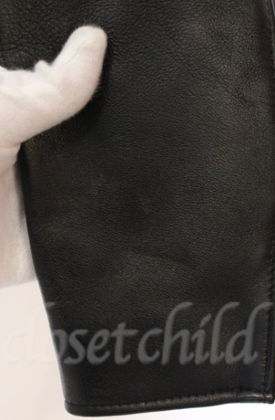 画像15: ONEMADE / Schottリメイク 228US LAMB RIDERS　ライダースジャケット 38 ブラック O-25-10-20-006-ON-sh-YM-OS (15)