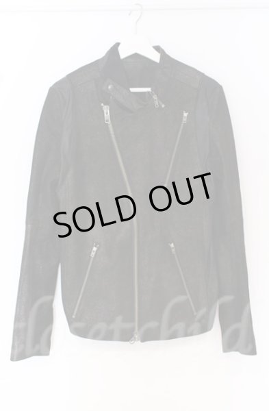 画像1: IFSIXWASNINE / RIDERS/M シープレザーライダースジャケット【【メンズ1】】 1 グリッターブラック O-25-10-20-008-IF-ou-YM-ZTML004 (1)