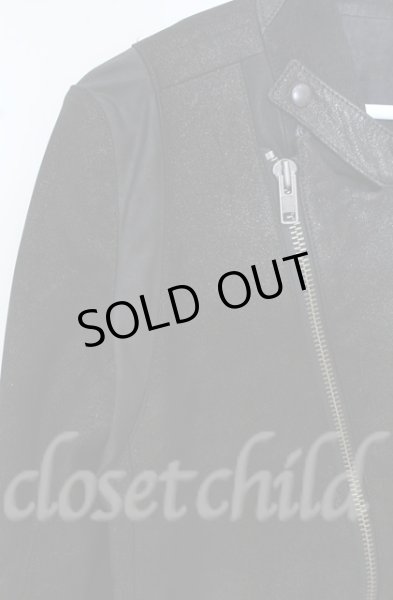 画像3: IFSIXWASNINE / RIDERS/M シープレザーライダースジャケット【【メンズ1】】 1 グリッターブラック O-25-10-20-008-IF-ou-YM-ZTML004 (3)