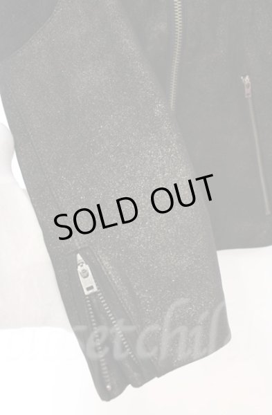 画像5: IFSIXWASNINE / RIDERS/M シープレザーライダースジャケット【【メンズ1】】 1 グリッターブラック O-25-10-20-008-IF-ou-YM-ZTML004 (5)