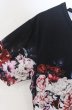 画像3: BUFFALO BOBS / YIN-YANG(イン-ヤン)花柄プリント Tシャツ 1-2 ブラックｘホワイト O-25-10-22-021-BU-ts-YM-OS (3)
