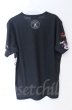 画像4: BUFFALO BOBS / YIN-YANG(イン-ヤン)花柄プリント Tシャツ 1-2 ブラックｘホワイト O-25-10-22-021-BU-ts-YM-OS (4)