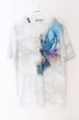 画像1: BUFFALO BOBS / LOPROS(ロプロス)Vネック花柄Tシャツ 2-3 ホワイト O-25-10-22-022-BU-ts-YM-OS (1)