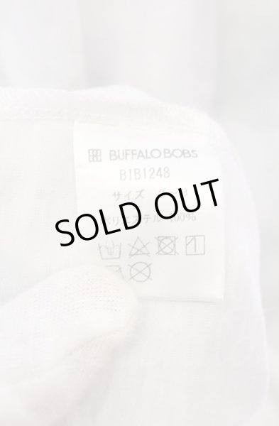 画像4: BUFFALO BOBS / LOPROS(ロプロス)Vネック花柄Tシャツ 2-3 ホワイト O-25-10-22-022-BU-ts-YM-ZT86 (4)
