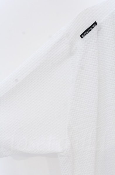 画像2: BUFFALO BOBS / BASKET WEAVE(バスケットウィーブ)ドレープTシャツ 2-3 ホワイト O-25-10-22-023-BU-ts-YM-ZT86 (2)