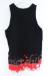 画像4: CIVARIZE / オパールダメージタンクトップ F ブラックｘレッド O-25-10-22-026-CI-to-YM-OS (4)