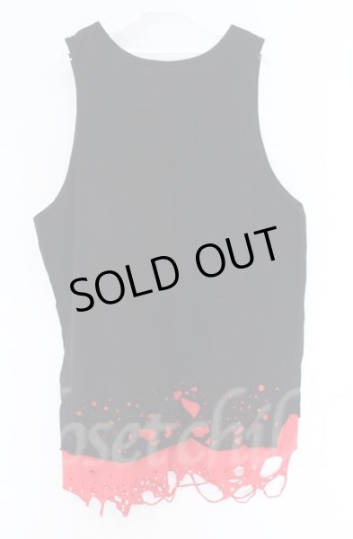 画像4: CIVARIZE / オパールダメージタンクトップ F ブラックｘレッド O-25-10-22-026-CI-to-YM-OS (4)