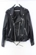 画像1: CIVARIZE / オーバーシルエットPUダブルライダースジャケット 4XL ブラック O-25-10-22-003-CI-ja-YM-OS (1)