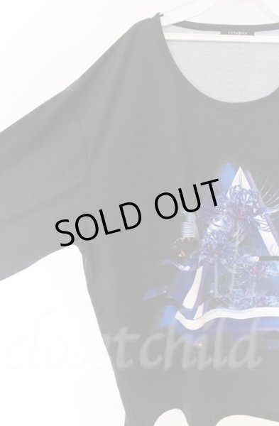 画像3: CIVARIZE / モードフラワービッグカットソー F ブラック O-25-10-22-028-CI-ts-YM-OS (3)