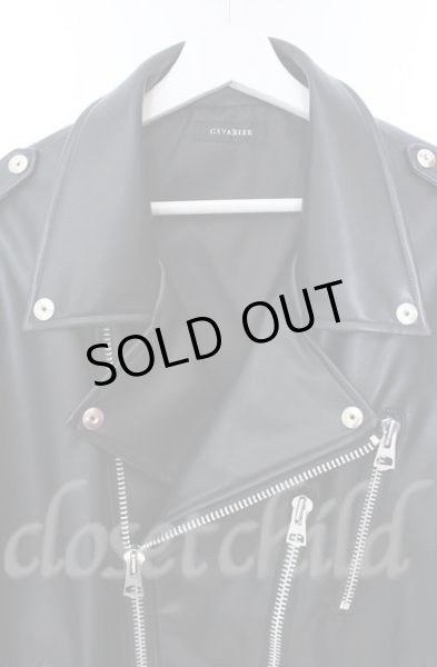 画像2: CIVARIZE / オーバーシルエットPUダブルライダースジャケット 4XL ブラック O-25-10-22-003-CI-ja-YM-OS (2)