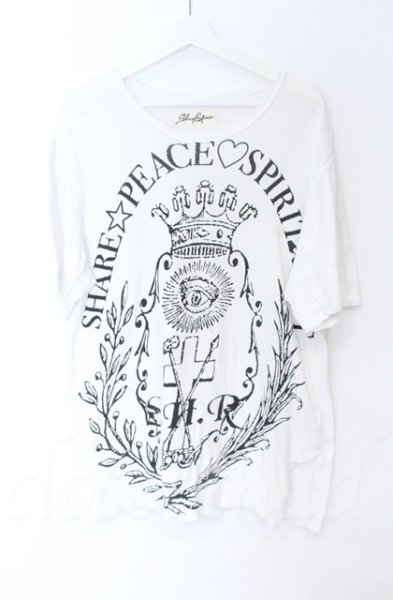 画像1: SHARE SPIRIT / BIG Tシャツ L ホワイト O-25-10-22-030-SH-ts-YM-OS (1)