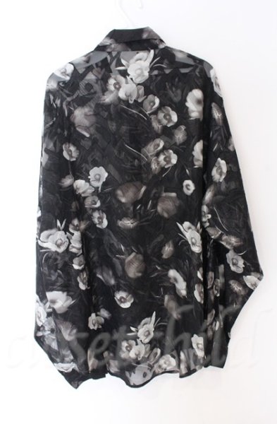 画像3: NO ID. BLACK / シアーBIG-シャツ ONE ブラック O-25-10-22-033-NO-sh-YM-ZT57 (3)