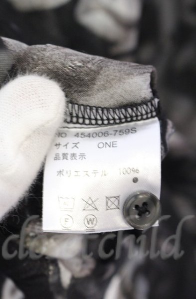 画像4: NO ID. BLACK / シアーBIG-シャツ ONE ブラック O-25-10-22-033-NO-sh-YM-ZT57 (4)