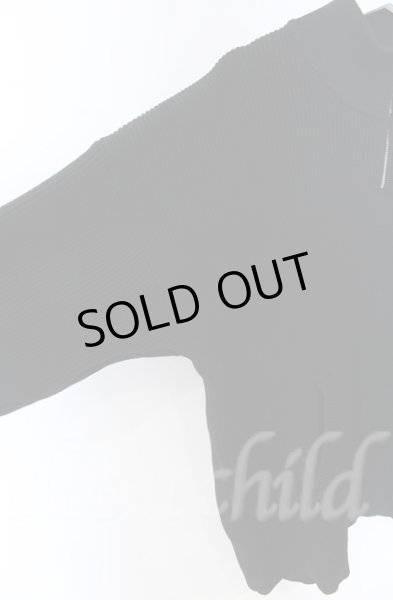 画像3: NO ID. / ハーフZIPニットプルオーバー ONE ブラック O-25-10-22-034-NO-to-YM-ZT57 (3)