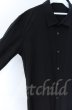 画像3: NO ID. BLACK / ストレッチロングシャツ ONE ブラック O-25-10-22-037-NO-sh-YM-OS (3)