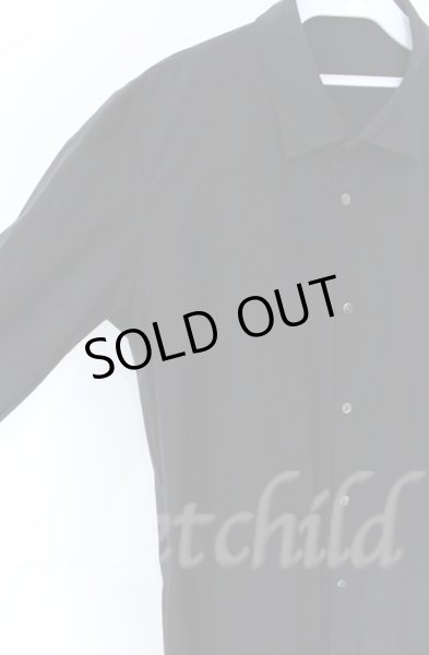 画像3: NO ID. BLACK / ストレッチロングシャツ ONE ブラック O-25-10-22-037-NO-sh-YM-OS (3)