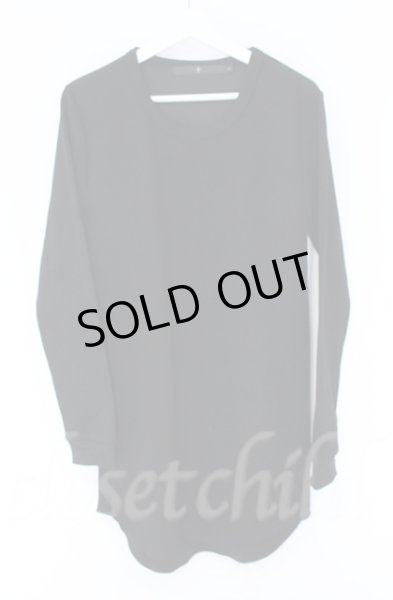 画像1: NO ID. / ストレッチクレープC/Nカットソー 2 ブラック O-25-10-22-038-NO-to-YM-OS (1)