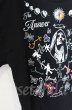 画像2: glamb / Pray In Universe Big カットソー M ブラック O-25-10-22-041-gl-ts-YM-OS (2)