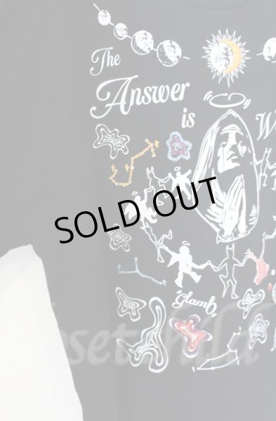 画像2: glamb / Pray In Universe Big カットソー M ブラック O-25-10-22-041-gl-ts-YM-OS (2)