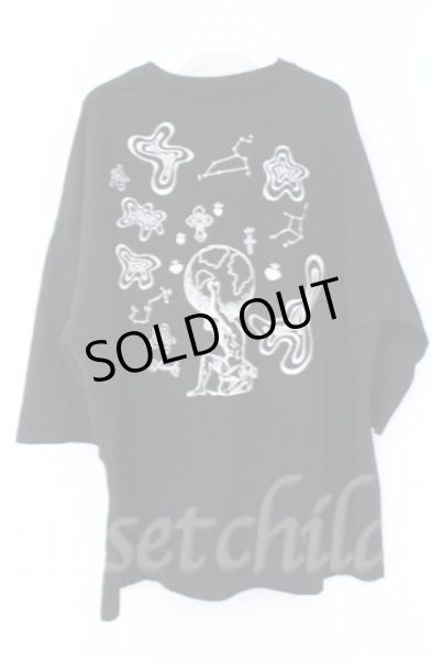 画像3: glamb / Pray In Universe Big カットソー M ブラック O-25-10-22-041-gl-ts-YM-OS (3)