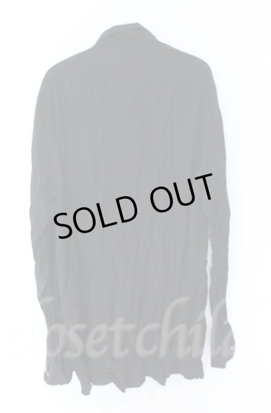 画像3: NO ID. BLACK / ワッシャーショートカラーシャツ ONE ブラック O-25-10-22-042-NO-sh-YM-ZT014 (3)