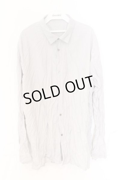 画像1: NO ID. BLACK / ワッシャーショートカラーシャツ ONE グレー O-25-10-22-043-NO-sh-YM-ZT86 (1)