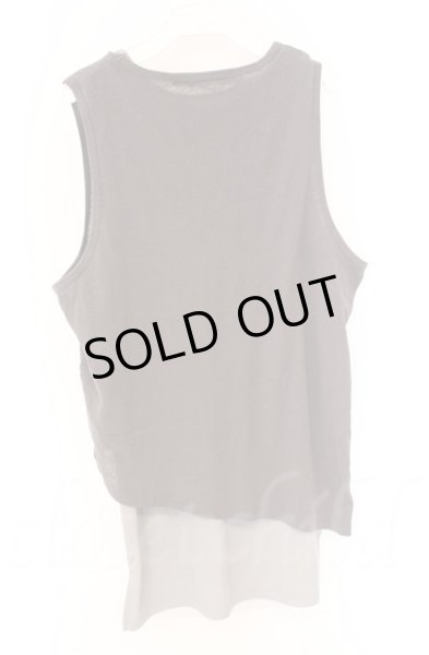 画像3: NO ID. BLACK / アシンメトリーレイヤードタンクトップ ONE グレー O-25-10-22-044-NO-to-YM-OS (3)