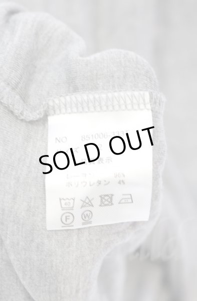 画像4: NO ID. / 起毛テレコハイネックプルオーバー 2 グレー O-25-10-22-045-NO-to-YM-ZT90 (4)