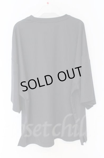 画像3: NO ID. / ドロップショルダードレープBIG Tシャツ ONE チャコール O-25-10-22-047-NO-ts-YM-ZT1028N (3)