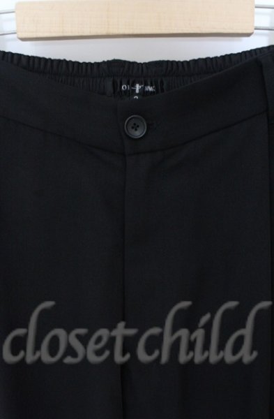 画像2: NO ID. BLACK / チェンジングサイドラインワイドトラウザーズパンツ 2 ブラックｘチャコール O-25-10-22-048-NO-pa-YM-ZT90 (2)