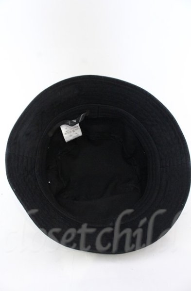 画像4: NO ID. / 刺繍バケットハット ONE ブラック O-25-10-22-051-NO-za-YM-ZT140 (4)