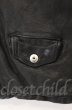 画像5: CIVARIZE / ベジタブルタンニングシープレザーダブルライダースジャケット 44 ブラック O-25-10-22-005-CI-ou-YM-OS (5)