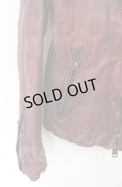 画像3: BUFFALO BOBS / ベジタブルタンニンゴートシングルライダースジャケット 2 ワイン O-25-10-22-006-BU-ou-YM-OS (3)