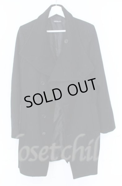 画像4: JURY BLACK / ハイネックメルトンコート  ブラック O-25-10-22-001-JU-ou-YM-OS (4)