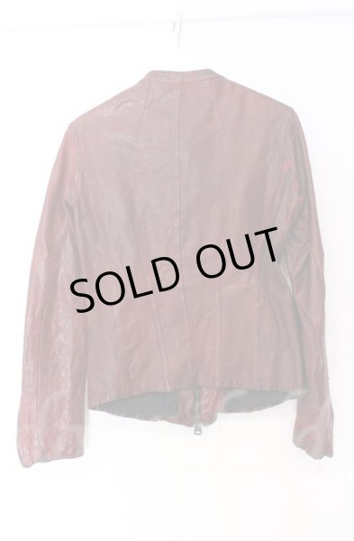 画像6: BUFFALO BOBS / ベジタブルタンニンゴートシングルライダースジャケット 2 ワイン O-25-10-22-006-BU-ou-YM-OS (6)