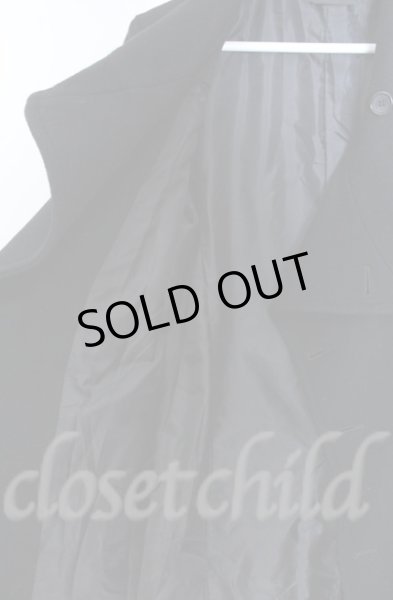 画像5: JURY BLACK / ハイネックメルトンコート  ブラック O-25-10-22-001-JU-ou-YM-OS (5)