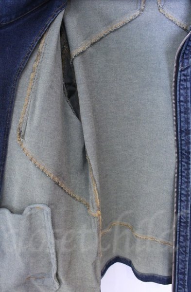 画像3: NO ID. / アルティメットストレッチフーデッドブルゾン パーカー 2 インディゴ O-25-10-22-009-NO-to-YM-ZT89 (3)