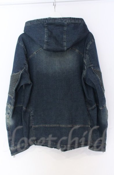 画像5: NO ID. / アルティメットストレッチフーデッドブルゾン パーカー 2 インディゴ O-25-10-22-009-NO-to-YM-ZT89 (5)