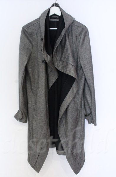 画像5: TORNADO MART / メランジニットフードコート L グレー O-25-10-22-010-TO-ja-YM-ZT86 (5)