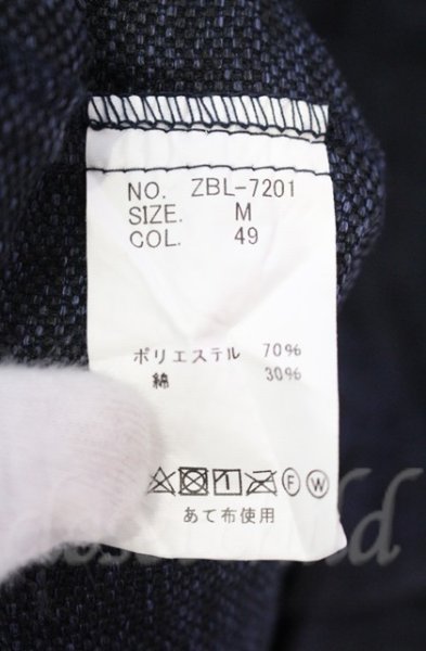 画像4: Zero by TORNADO MART / マーブルカラミストレッチジャケット M ネイビー O-25-10-22-011-Ze-ja-YM-ZT89 (4)