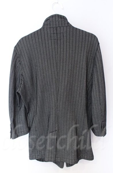 画像3: TORNADO MART / イタリアンカラー七分袖ジャケット M ブラック O-25-10-22-012-TO-ja-YM-ZT86 (3)