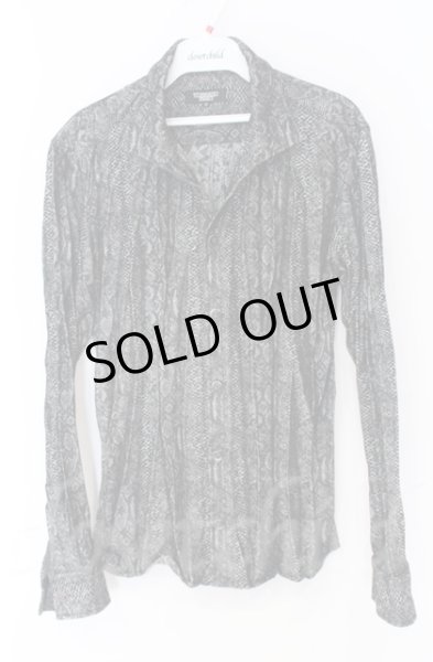 画像1: TORNADO MART / クインクルパイソンシャツ M ブラック O-25-10-22-013-TO-sh-YM-ZT86 (1)