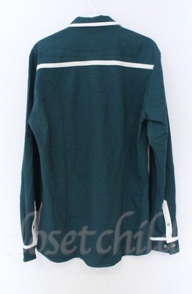 画像3: NO ID. / フライフロントスイッチングシャツ 2 グリーン O-25-10-28-027-NO-sh-YM-OS (3)
