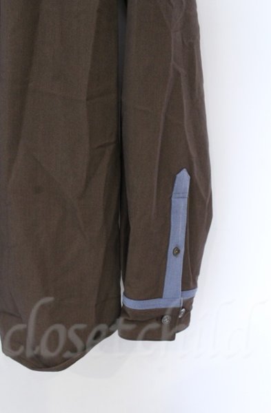 画像3: NO ID. / フライフロントスイッチングシャツ 2 ブラウン O-25-10-28-028-NO-sh-YM-OS (3)