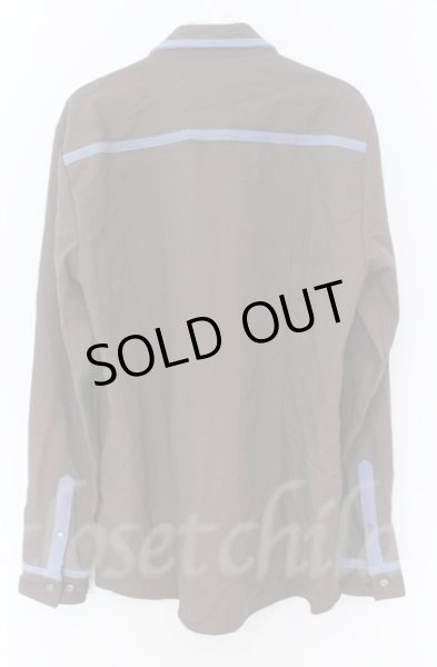 画像4: NO ID. / フライフロントスイッチングシャツ 2 ブラウン O-25-10-28-028-NO-sh-YM-ZT011 (4)