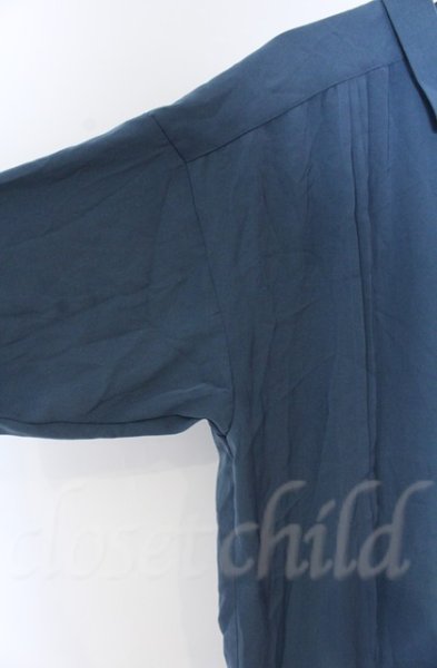 画像2: NO ID. / フロントタックBIGシャツ ONE ブルー O-25-10-28-030-NO-sh-YM-OS (2)