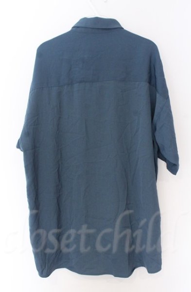 画像3: NO ID. / フロントタックBIGシャツ ONE ブルー O-25-10-28-030-NO-sh-YM-OS (3)
